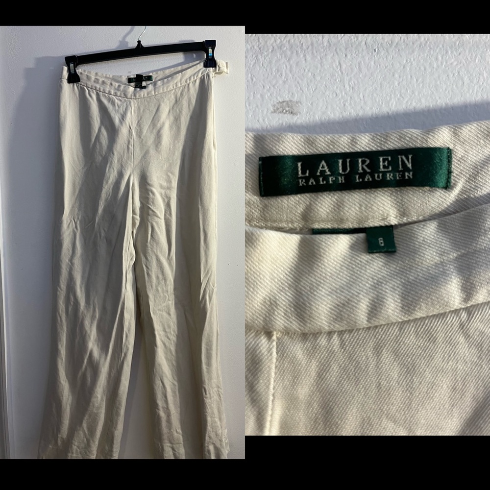 Ralph Lauren Linen Tan pants